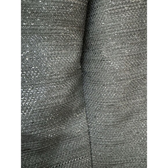 NWT Kay Unger Lola Metallic Twill Midi Dress Women’s Size 14 Sleeveless Black - Picture 4 of 16